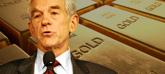 Why Ron Paul Is Holding Gold - ron-paul-holding-gold
