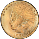 Indian Eagle Gold Coin 1933