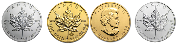 Candian Precious Metal Coins