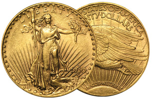 Saint Guade Gold Double Eagle Coin
