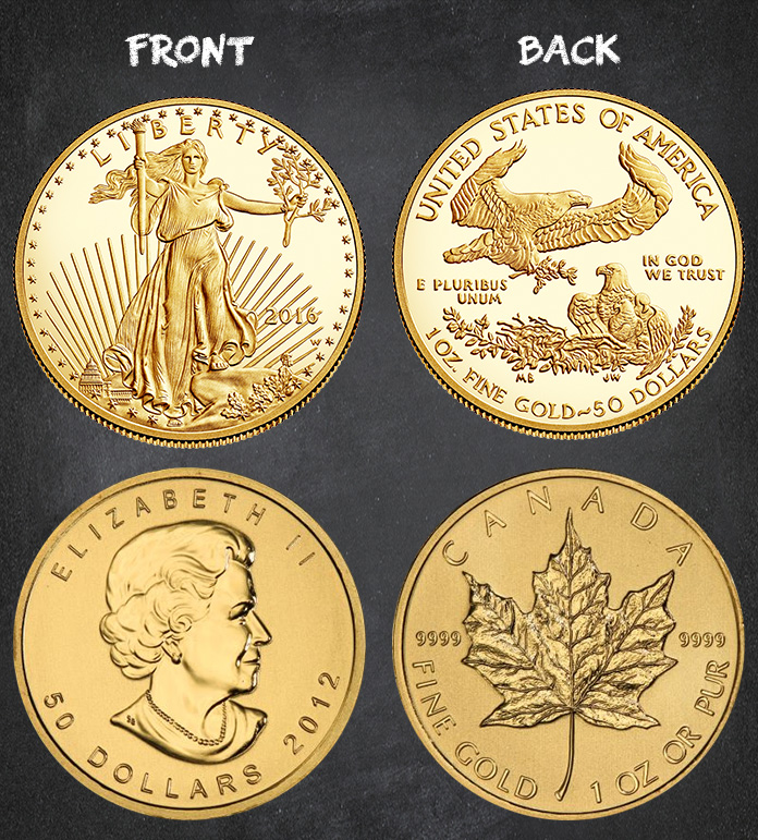 Collection 102+ Pictures american gold eagle vs canadian maple leaf Latest